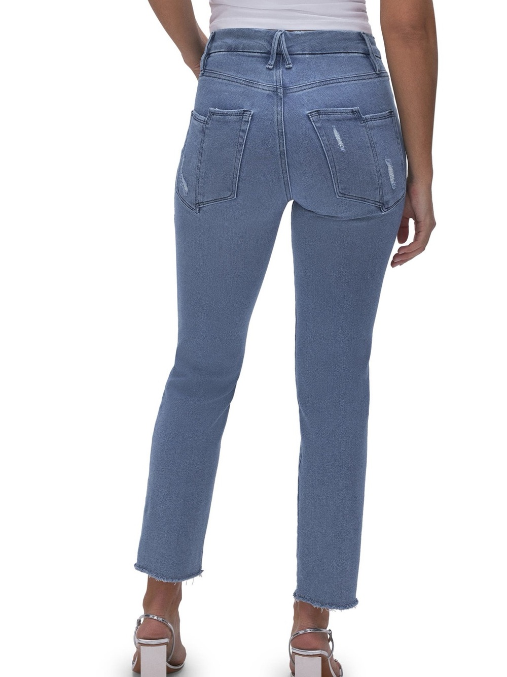 Good Legs Straight Split Pocket Jeans